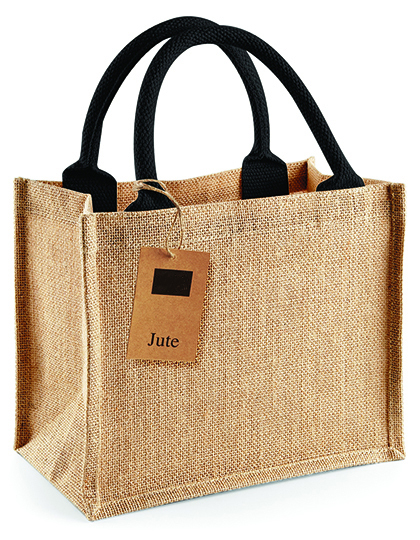 jute:small gift bag multicolor