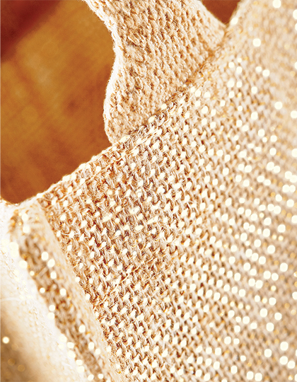 jute:glänzende mini gift bag