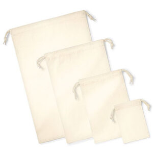 organic:premium cotton stuff bag M